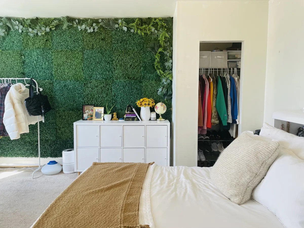 Interior of a bedroom in the 305 Lawn St