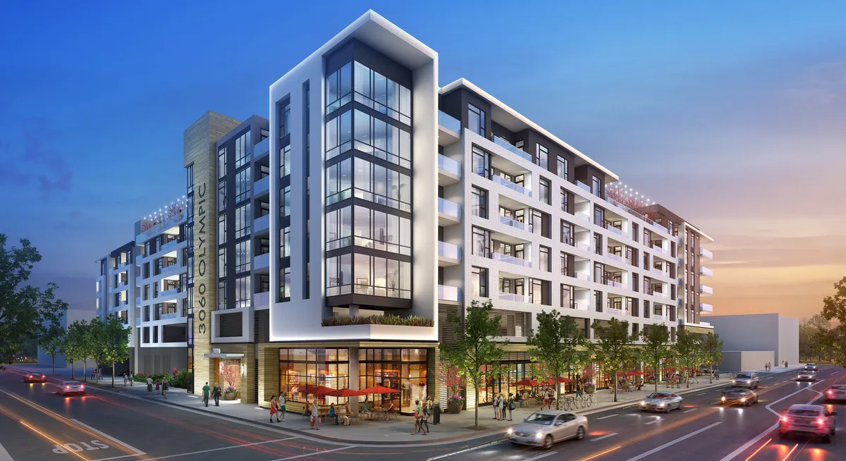 30Sixty apartments with garage parking in Koreatown, Los Angeles