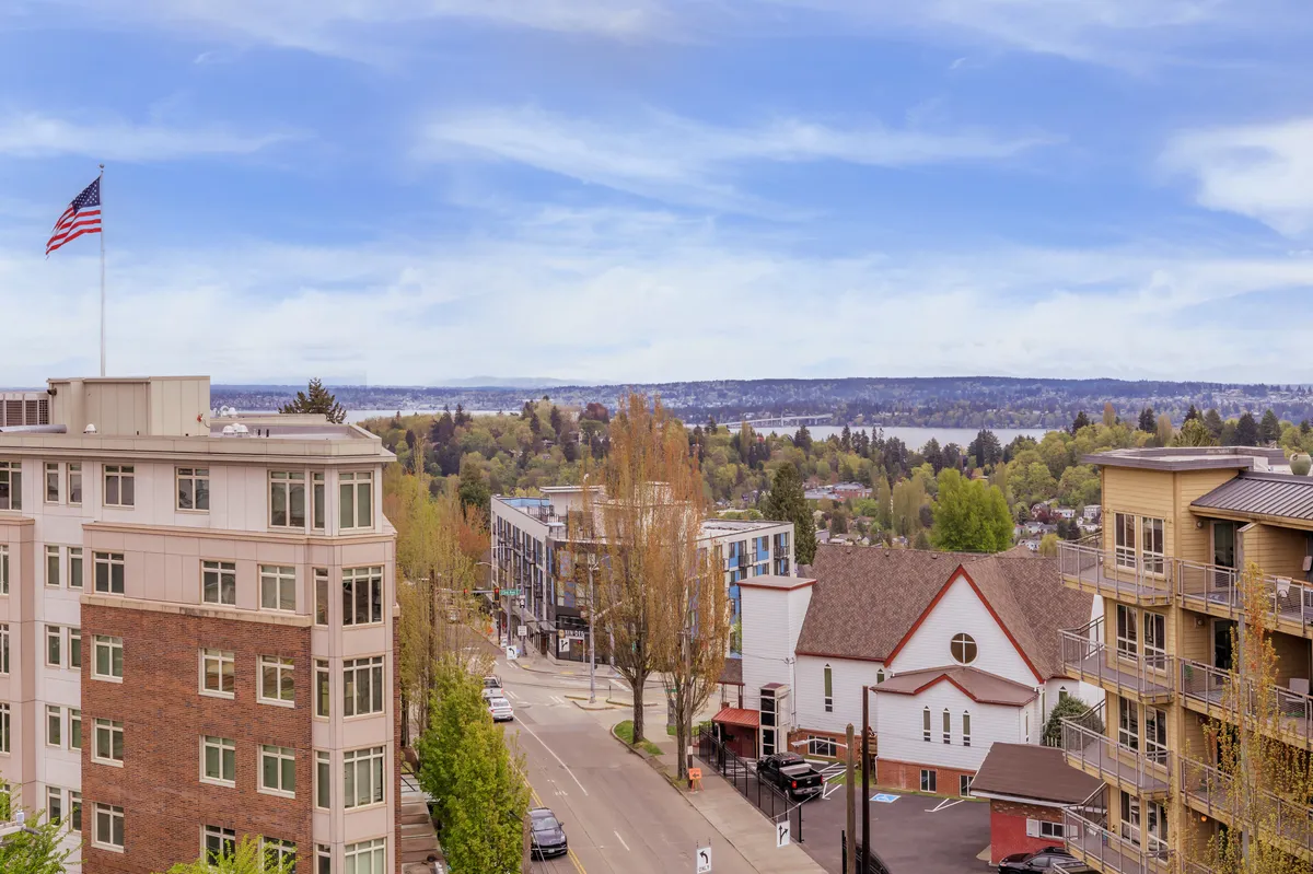 Rooftop terrace view at Avant Apartments